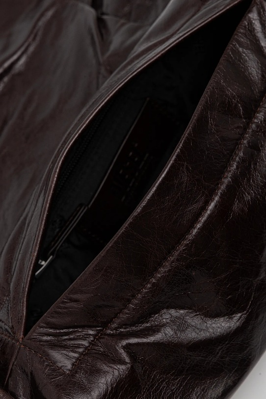 Diesel geantă de piele SCRUNCH-D X10331.P1003 maro