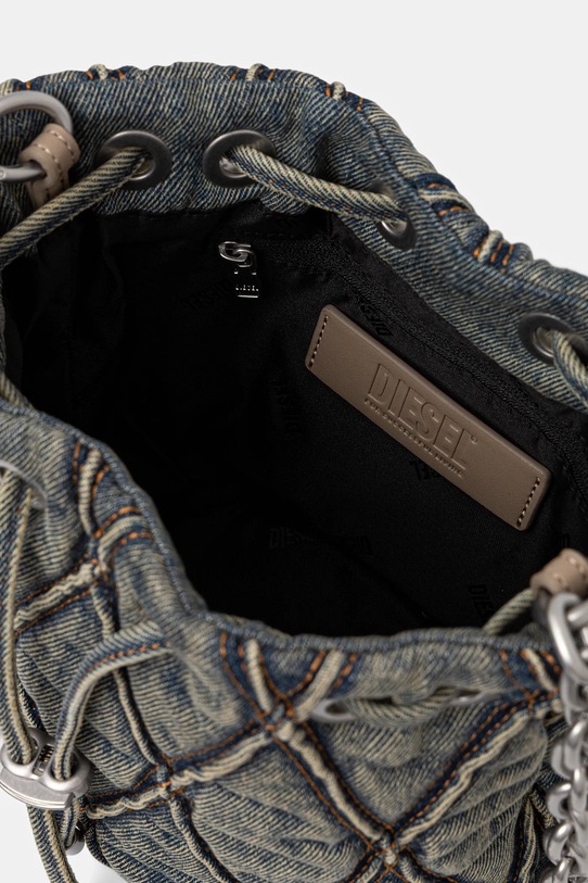Diesel torebka jeansowa CHARM-D CHARM-D X10346.P5570 niebieski