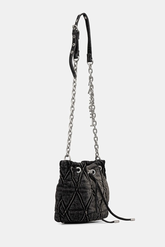 Diesel torebka jeansowa CHARM-D CHARM-D X10346.P6330 czarny AA00