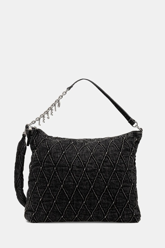 Сумочка Diesel CHARM-D CHARM-D гладкий чёрный X10363.P6330