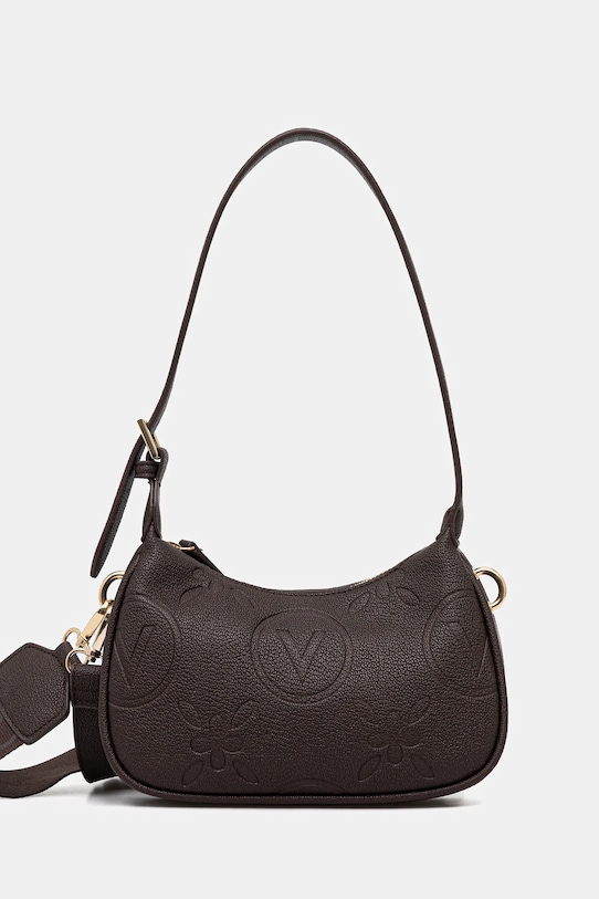 Kabelka Valentino Bags imitácia kože hnedá VBS8ZG13