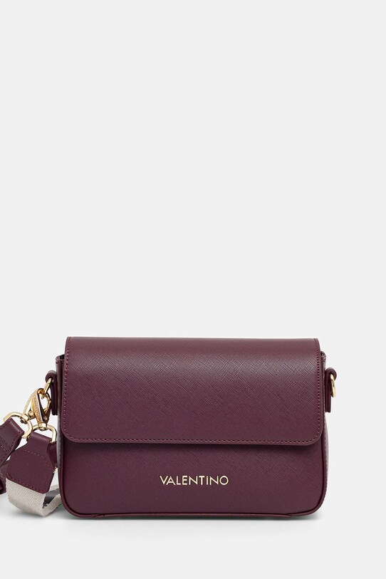 Kabelka Valentino Bags hladký burgundské VBS7B303