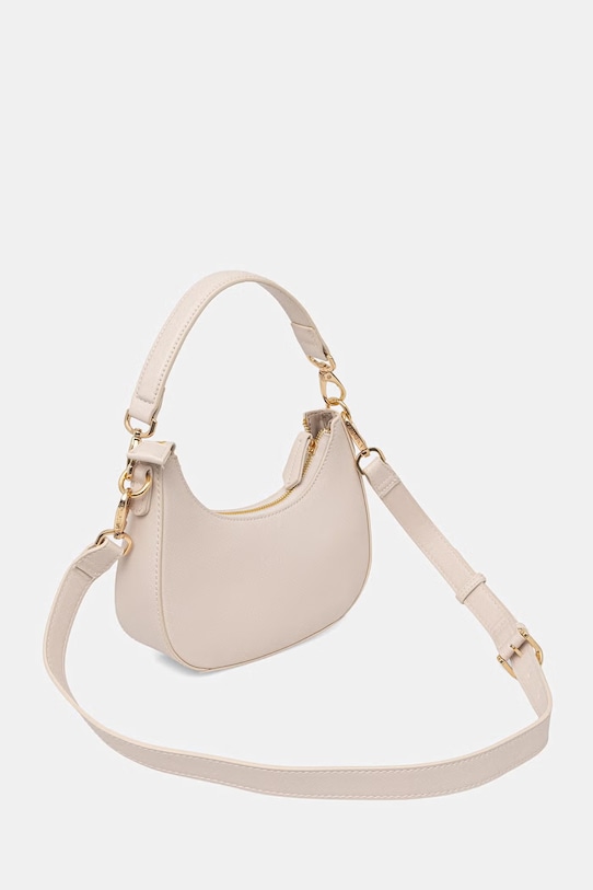 Akcesoria Valentino Bags torebka damska z imitacji skóry VBS7B305 beżowy