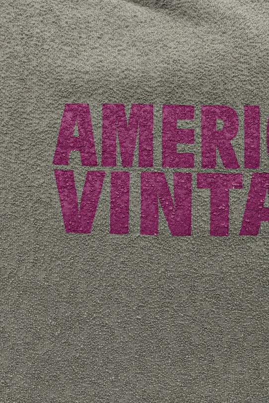 Памучна чанта American Vintage зелен BOBY27A