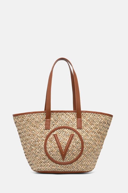 Valentino Bags torebka aplikacja beżowy VBG90O01