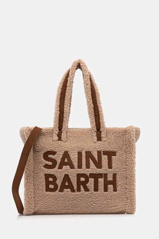 MC2 Saint Barth torebka tekstylny brązowy COL0032