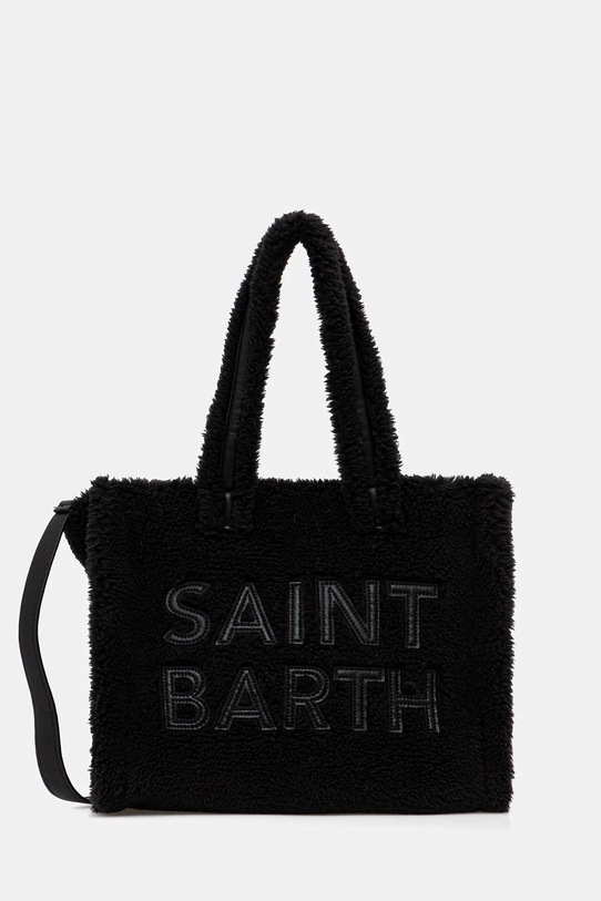 MC2 Saint Barth torebka tekstylny czarny COL0032