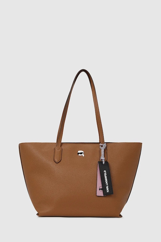 Karl Lagerfeld torebka IKON mieści A4 czarny A4W30002