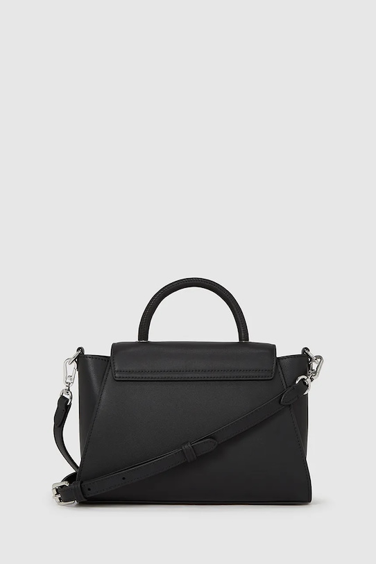 Δερμάτινη τσάντα Karl Lagerfeld IKON A4W30025 μαύρο AA00