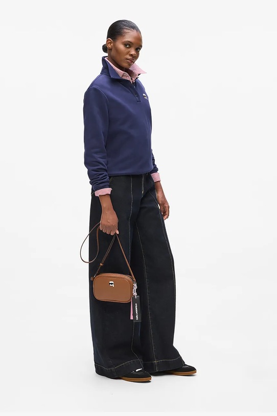 Τσάντα Karl Lagerfeld A4W30248 καφέ