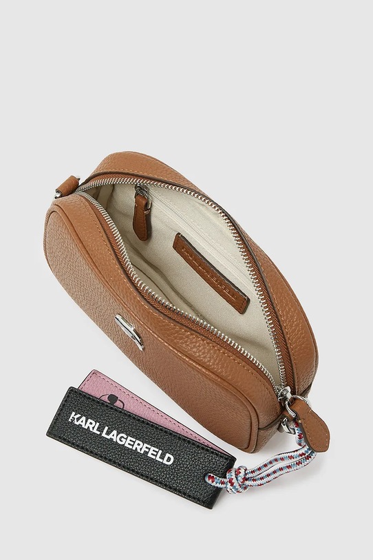 Τσάντα Karl Lagerfeld καφέ A4W30248