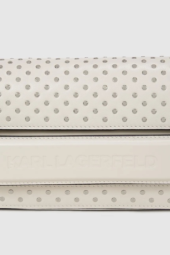 Αξεσουάρ Δερμάτινη τσάντα Karl Lagerfeld A4W30083 μπεζ