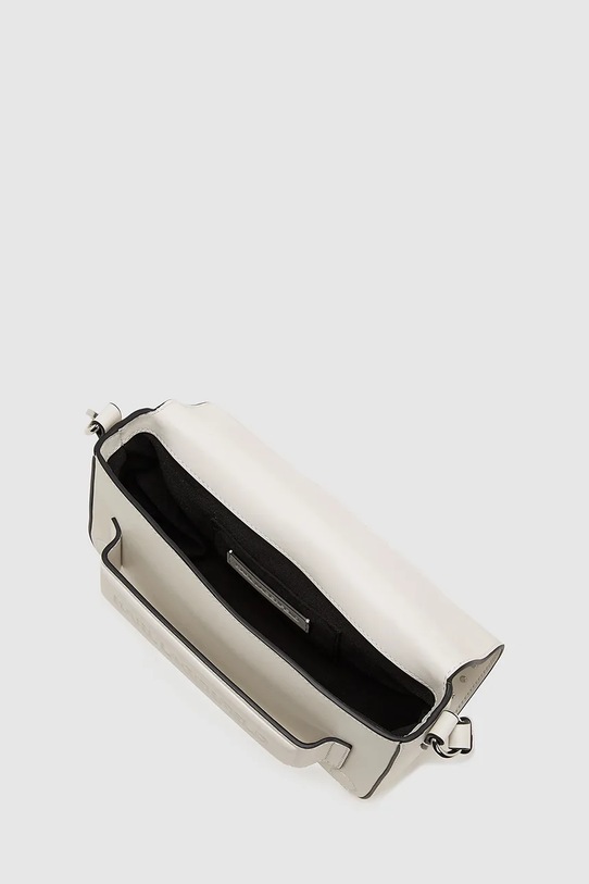 Δερμάτινη τσάντα Karl Lagerfeld μπεζ A4W30083