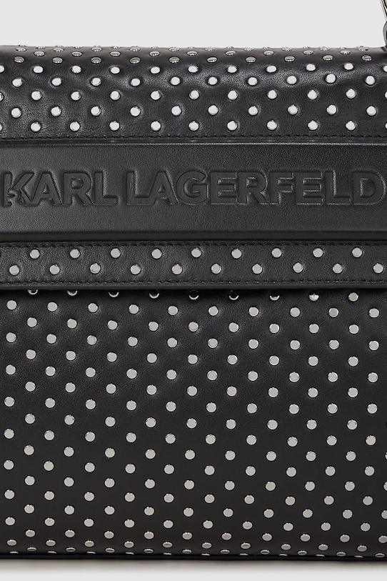 Accesorii Karl Lagerfeld poșetă de piele A4W30086 negru