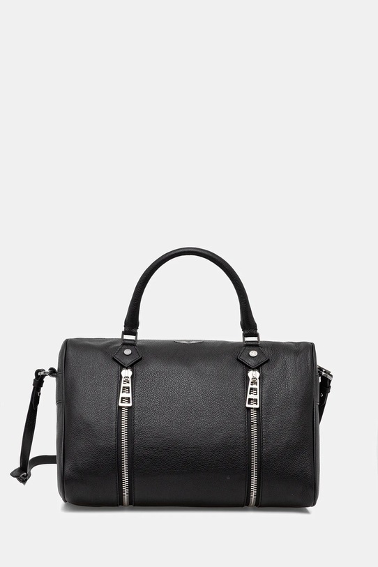 Δερμάτινη τσάντα ZADIG&VOLTAIRE λείο δέρμα μαύρο LWBA04313