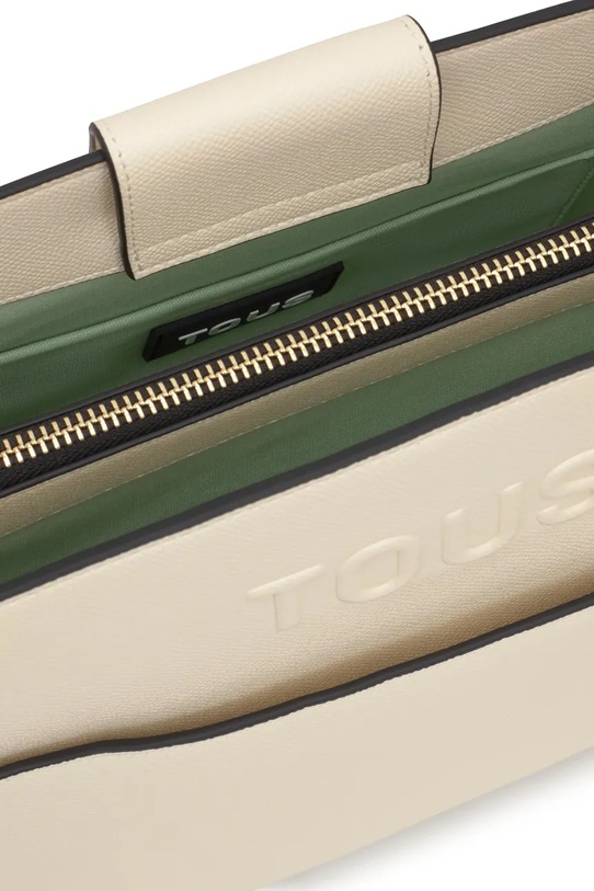 Akcesoria Tous torebka Audree Saffiano 2002286301 beżowy
