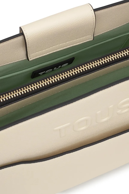 Akcesoria Tous torebka Audree Saffiano 2002286301 beżowy