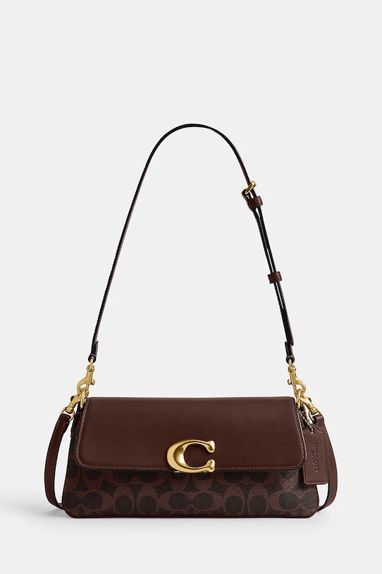 Coach torebka Jet skóra licowa brązowy CBA83