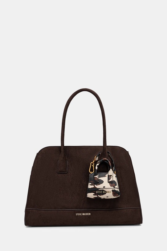 Τσάντα Steve Madden Bharlii υφασμάτινο καφέ SM13002290