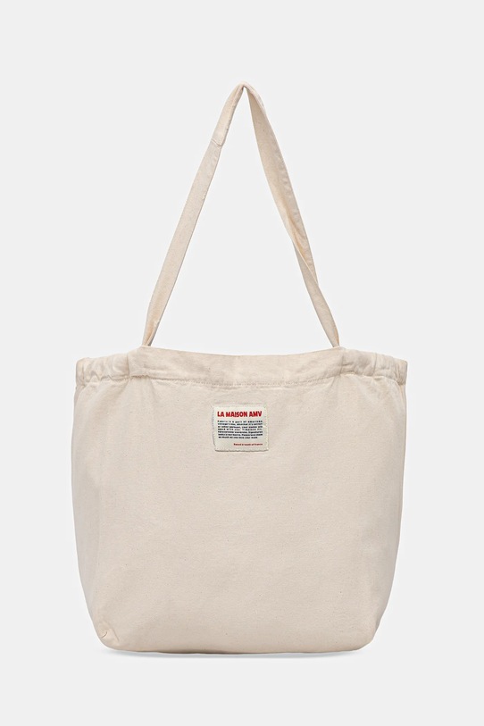 American Vintage torebka bawełniana mieści A4 beżowy LYC26B