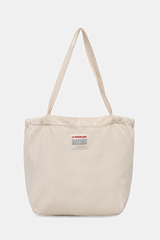 American Vintage torebka bawełniana mieści A4 beżowy LYC26B