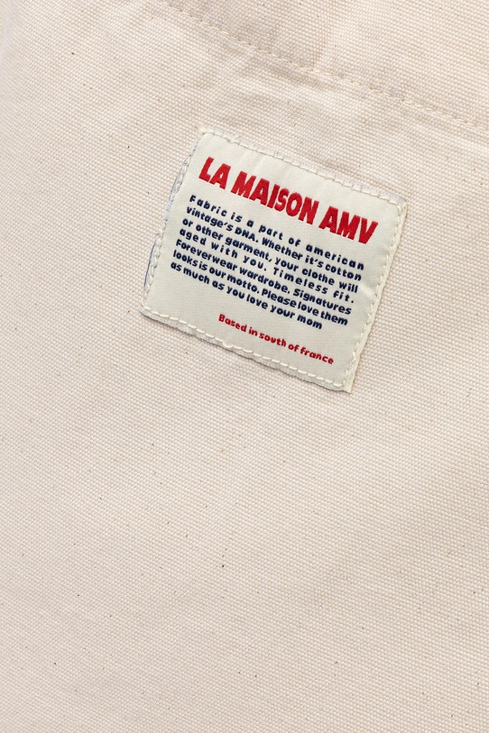 American Vintage torebka bawełniana beżowy LYC26B