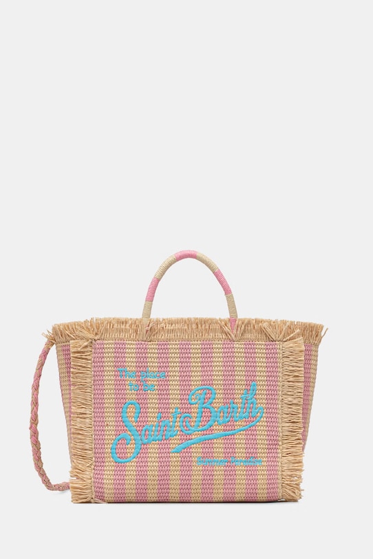 MC2 Saint Barth torba plażowa damska beżowy COL0017