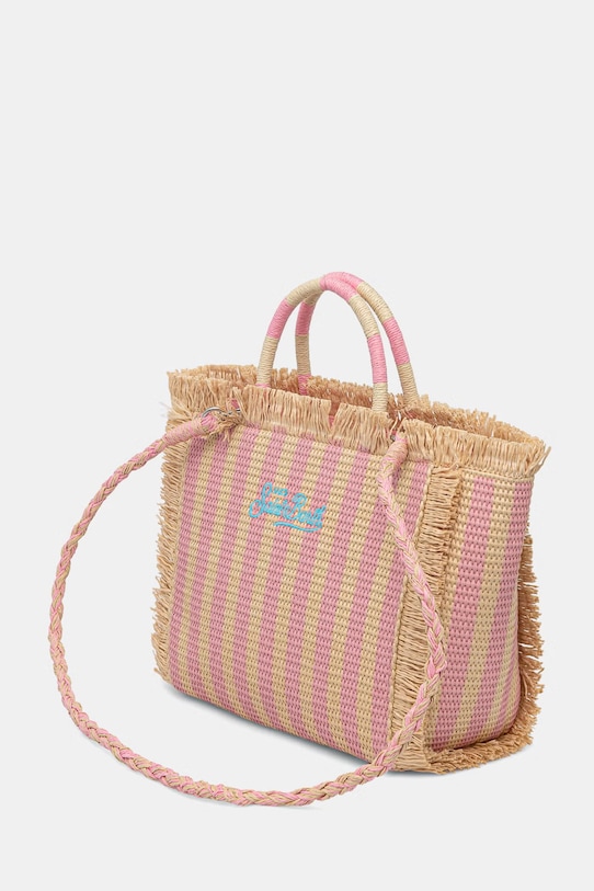 Akcesoria MC2 Saint Barth torba plażowa damska COL0017 beżowy