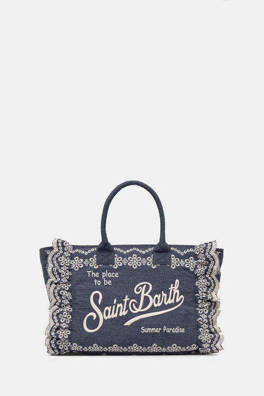 MC2 Saint Barth torebka shopper damska bawełniana niebieski VANI0029