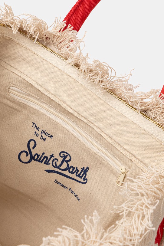 MC2 Saint Barth torebka tote damska bawełniana VANI024 beżowy
