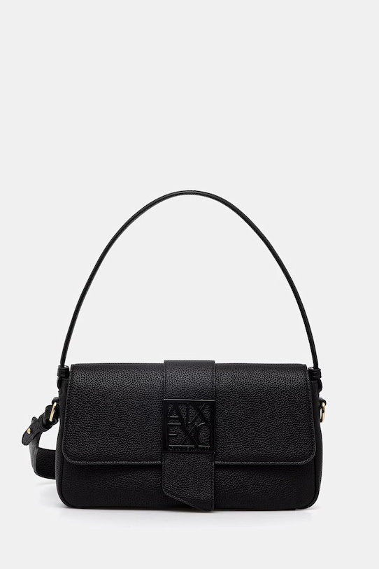 Torba Armani Exchange bez uzorka crna XW002592.AF11902.NOS