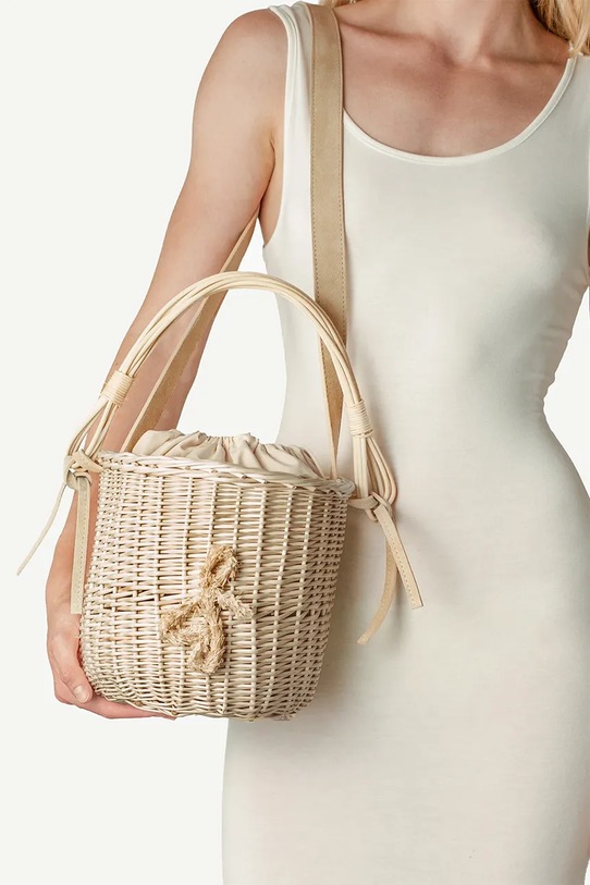 Kabelka Ruslan Baginskiy Basket Bag KOR035.WI.47R.105SU.BHR béžová AA00