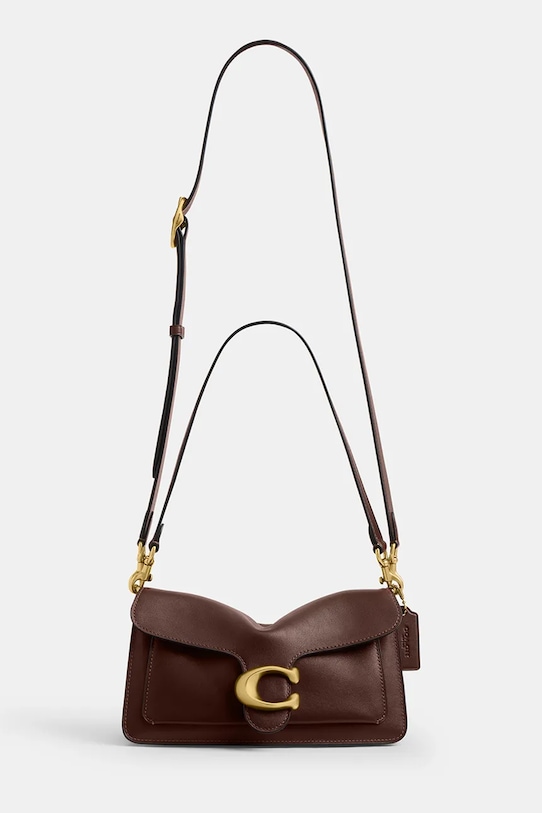 Coach torebka crossbody damska skórzana Tabby 26 in Soft Grain Leather CCX04 brązowy AA00