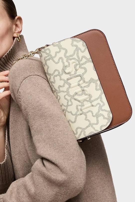 Tous torebka crossbody damska brązowy 2002185443