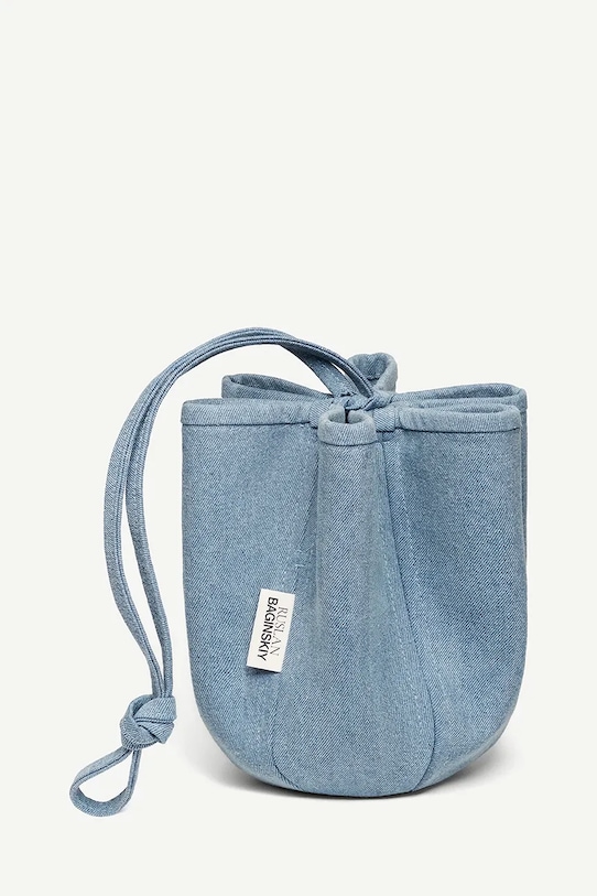 RUSLAN BAGINSKIY sac pentru femei, din denim Ruslan Baginskiy Denim HatBag albastru BBCT075.C.JNS.120JNS.FL