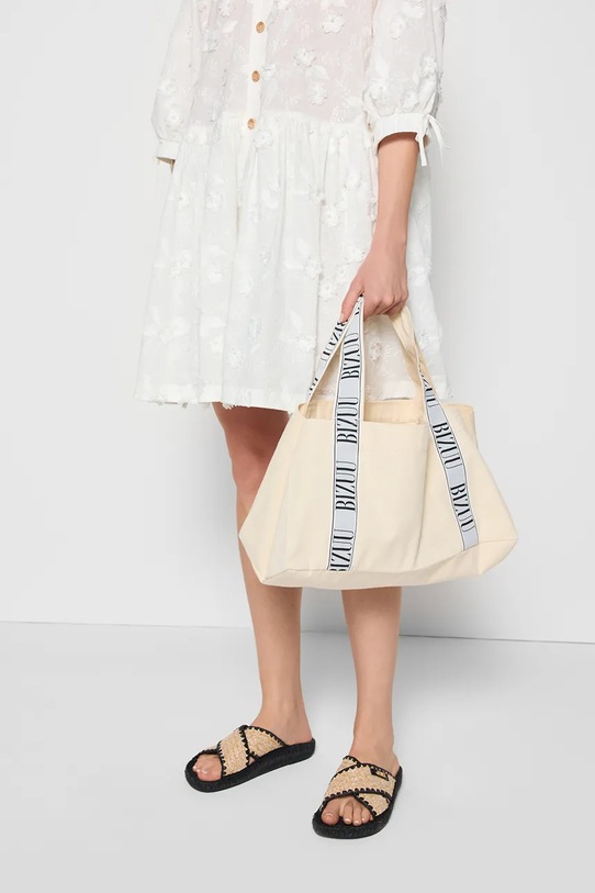 BIZUU torebka shopper damska bawełniana BAGO BAGO.BIALY
