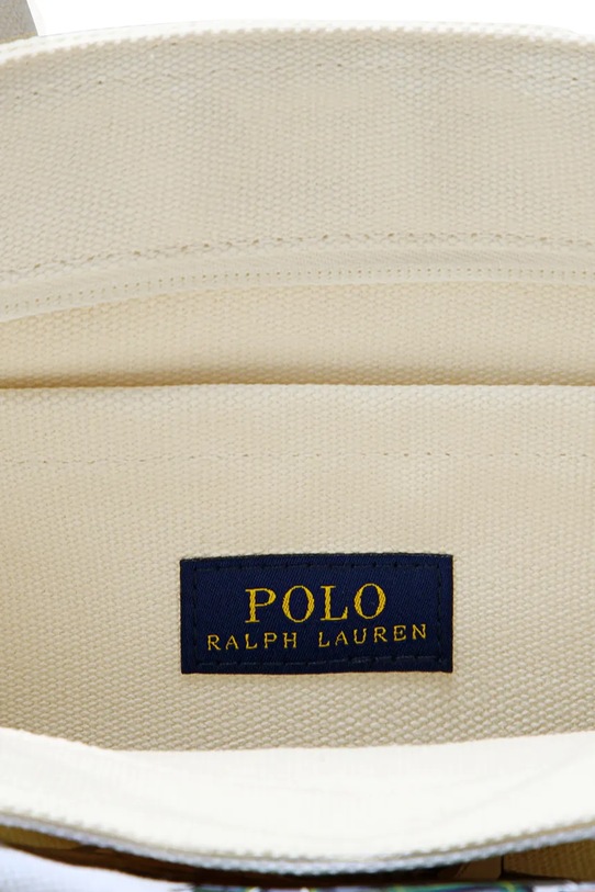 Fete Polo Ralph Lauren geantă de mână din bumbac pentru copii 9AR021.J9G bej