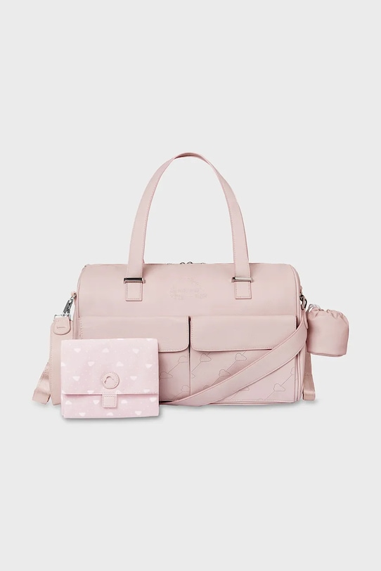 Mayoral Newborn torba z akcesoriami dla niemowlęcia mieści A4 różowy 19900.1B.Newborn.PPY2