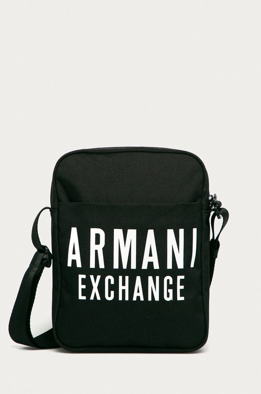 Armani Exchange - Saszetka 952337.9A124 nie mieści A4 czarny 952337.9A124