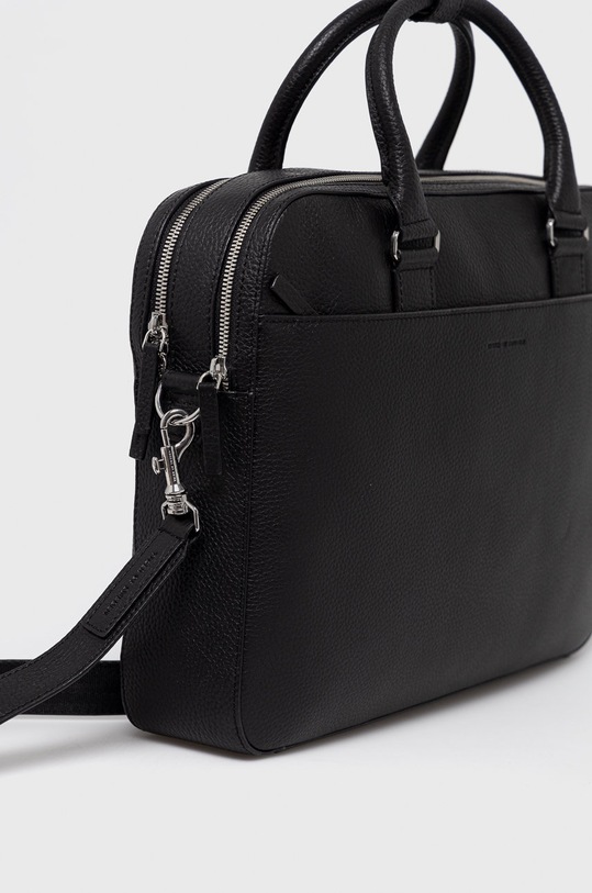 Tiger Of Sweden Torba skórzana U69380002Z czarny AA00
