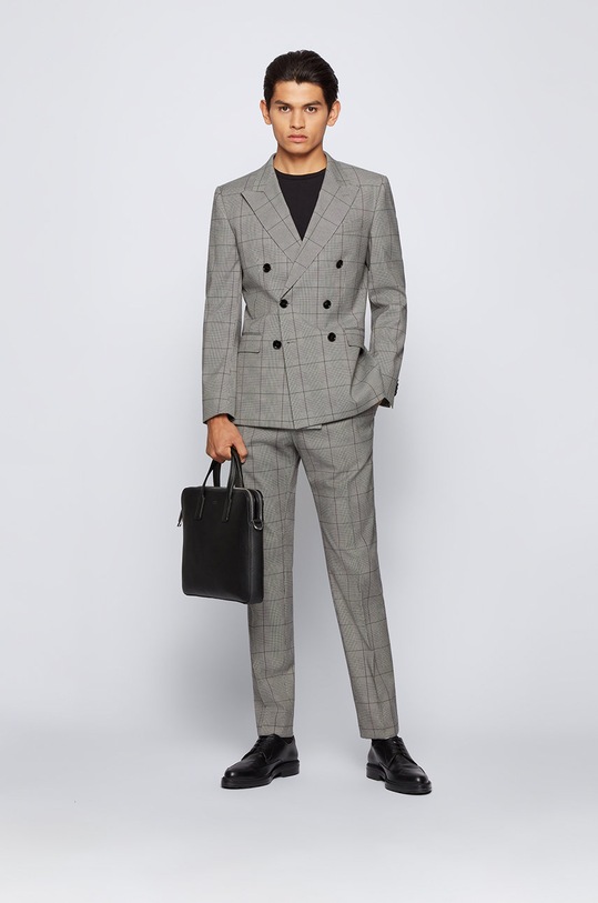 BOSS geantă de piele 50397344.NOS negru