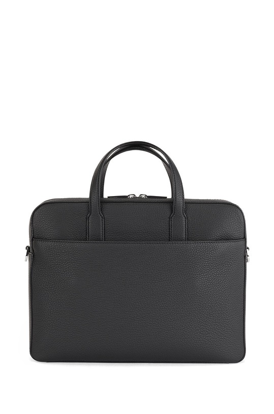 Kožená taška Boss čierna 50390384.NOS