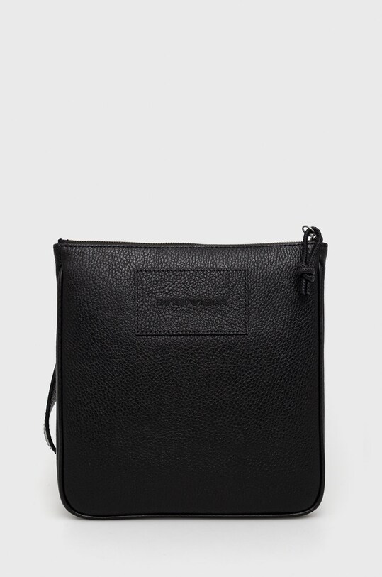 Emporio Armani borseta de piele uni negru Y4M252.Y068E.NOS