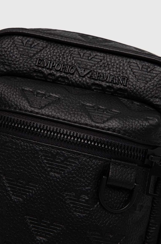 Emporio Armani bőr oldaltáska fekete Y4M365.Y142V.NOS