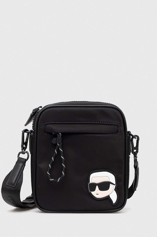 Ledvinka Karl Lagerfeld nášivka černá 231M3018