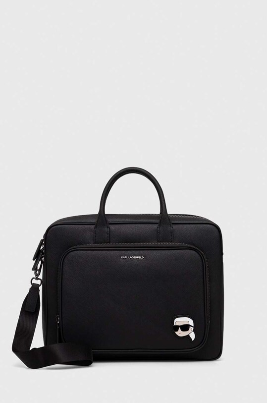Karl Lagerfeld geanta incape in A4 negru 240M3121