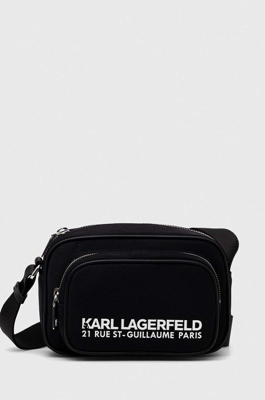 Сумка Karl Lagerfeld надрук чорний 241M3052