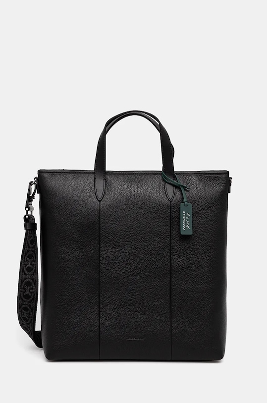 Coccinelle geanta de piele MAN SOFT uni negru E1.MUK.81.02.01