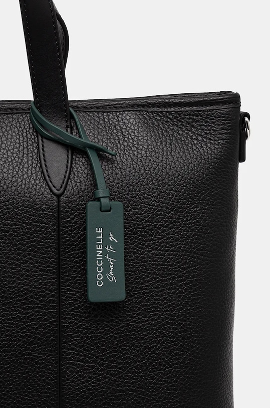 Accesorii Coccinelle geanta de piele MAN SOFT E1.MUK.81.02.01 negru