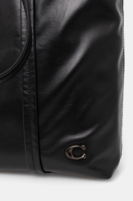 Kožená taška Coach čierna CO840